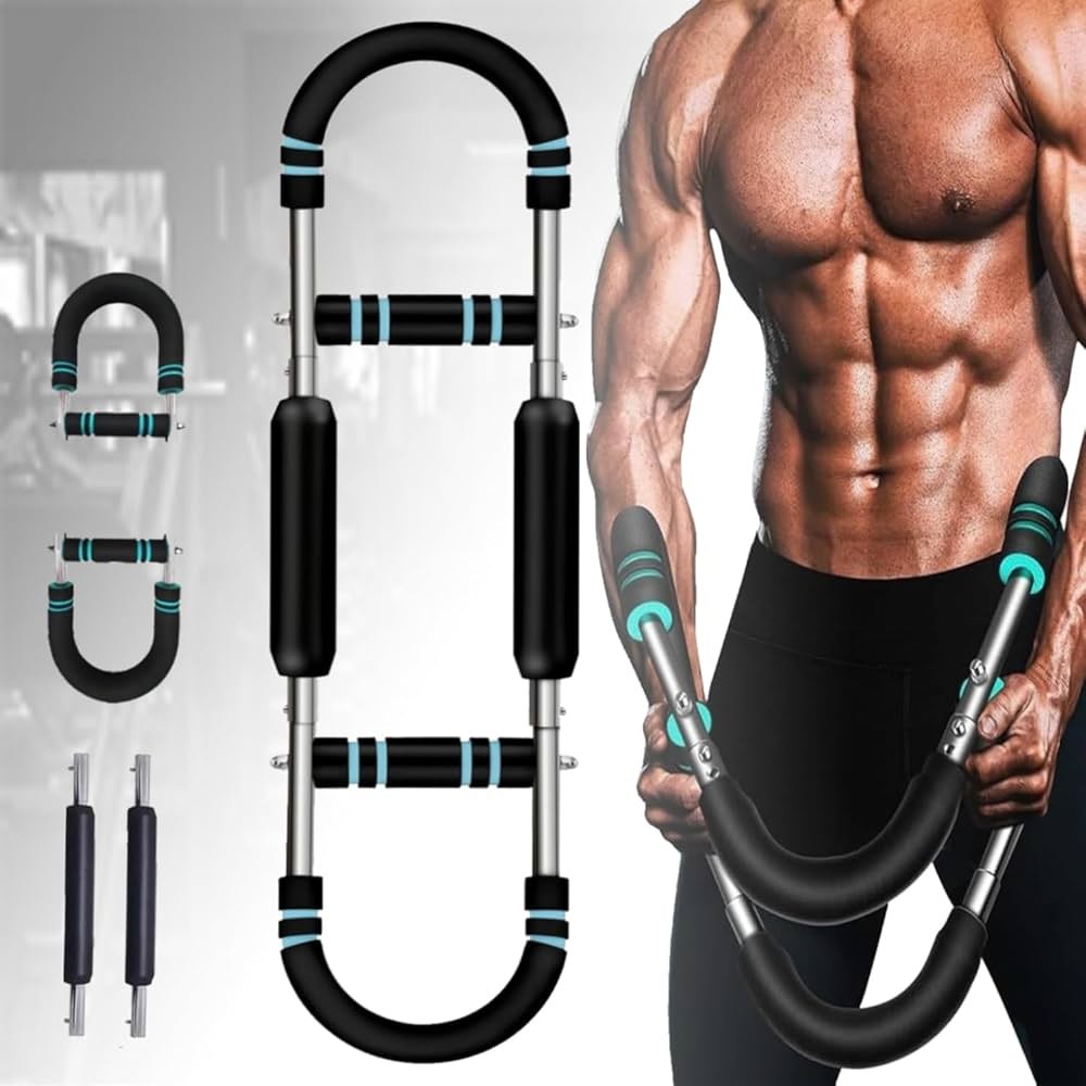 Twister Arm Trainer, Adjustable 5 Resistance Levels (40-130 lbs) Chest & Arm Workout